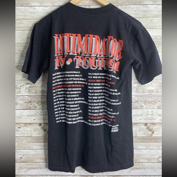 VTG 1991 Dale Earnhardt Intimidator 4 T-shirt Single Stitch Sz S NASCAR Racing - Picture 5 of 5